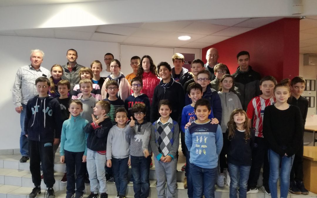 STAGE JEUNES DE NOEL : 31 participants