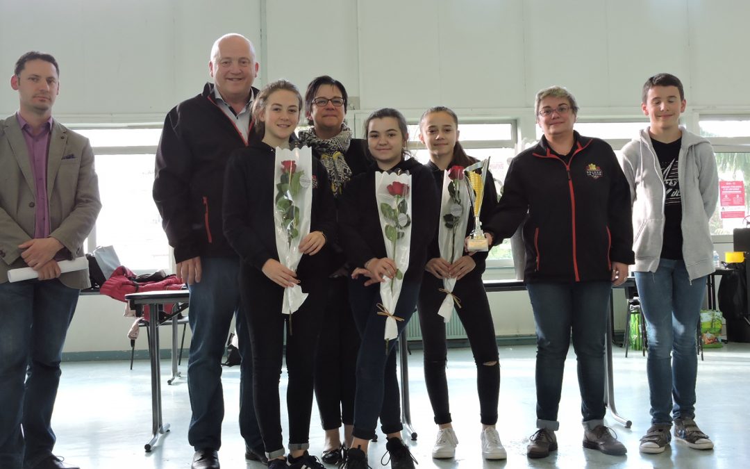 NATIONALE 1 F : les filles se hissent sur le podium !!